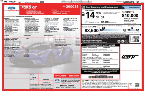 Used 2021 Ford GT for sale Call for price at Rolls-Royce Motor Cars Greenwich in Greenwich CT 06830 2