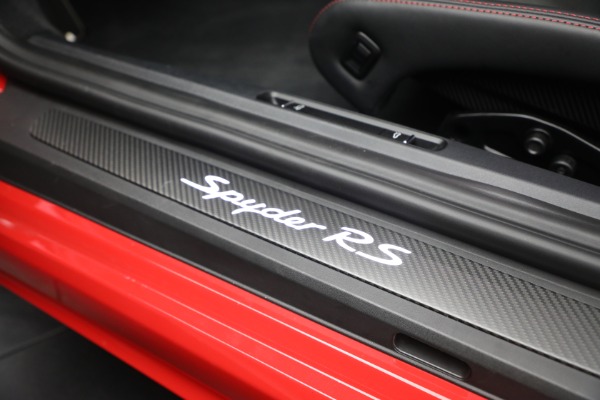 Used 2025 Porsche 718 Boxster Spyder RS for sale $205,900 at Rolls-Royce Motor Cars Greenwich in Greenwich CT 06830 24