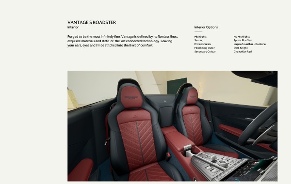 New 2026 Aston Martin Vantage S Roadster for sale $255,400 at Rolls-Royce Motor Cars Greenwich in Greenwich CT 06830 10
