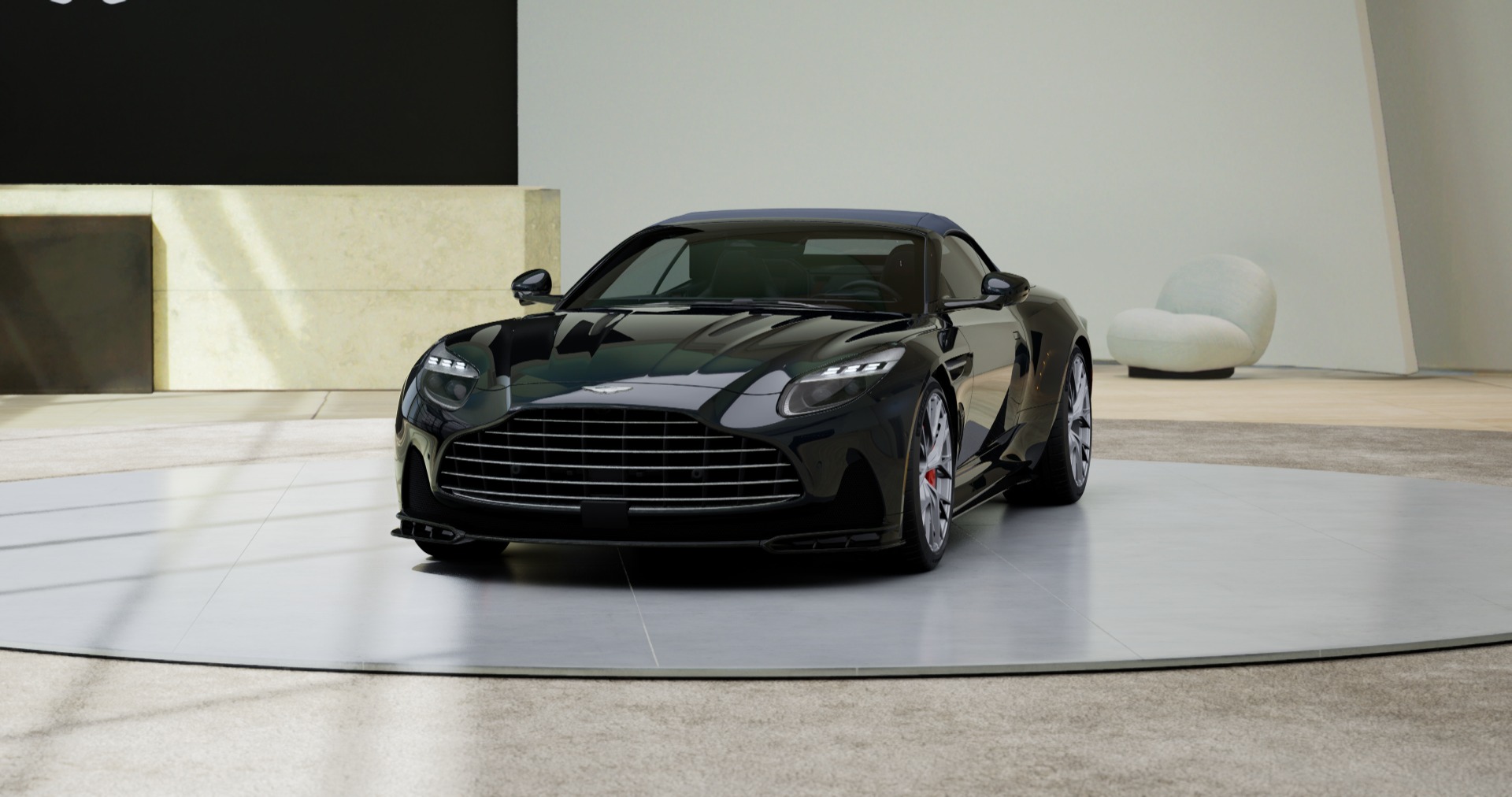 New 2026 Aston Martin DB12 S Volante for sale $353,500 at Rolls-Royce Motor Cars Greenwich in Greenwich CT 06830 1