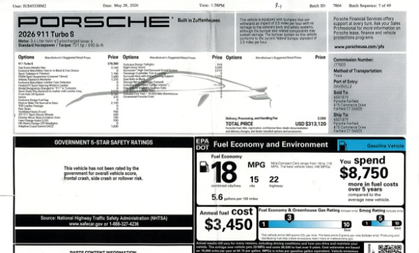 2026 Porsche 911