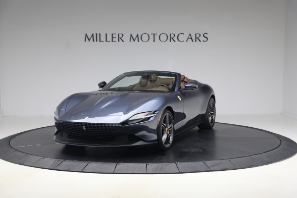 Used 2025 Ferrari Roma Spider for sale $309,900 at Rolls-Royce Motor Cars Greenwich in Greenwich CT 06830 1
