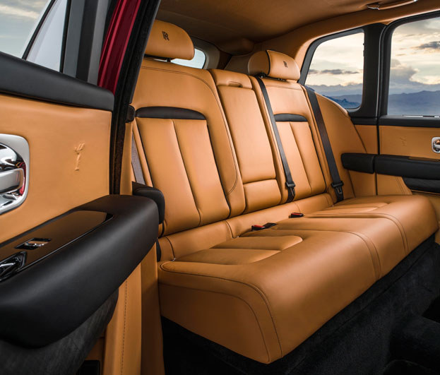 Rolls-Royce Cullinan back seats