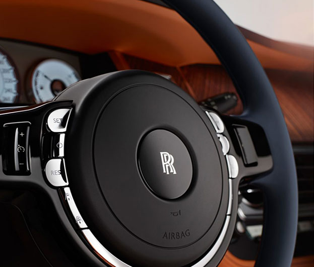 Rolls-Royce dawn steering wheel