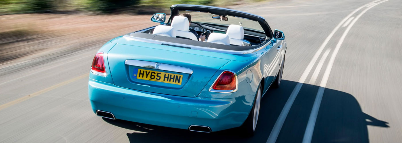 Rolls-Royce Dawn rear view