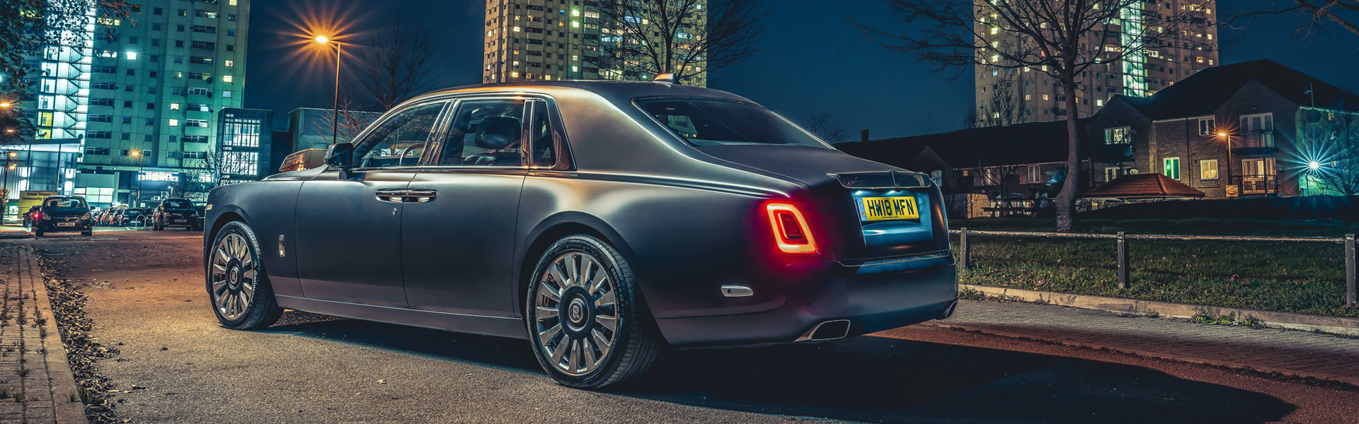 Side view of Rolls-Royce Phantom