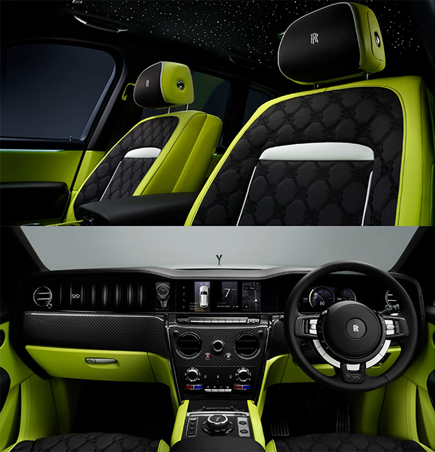 Black Badge Cullinan Series II interior